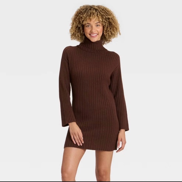Women's Mini Sweater Dress - A New Day - Picture 3 of 6